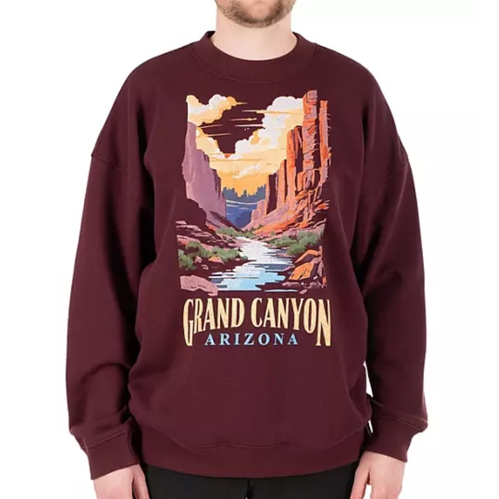 State of Mine Men's Destination Warm Fleece Crewneck Sweatshirt Size Large